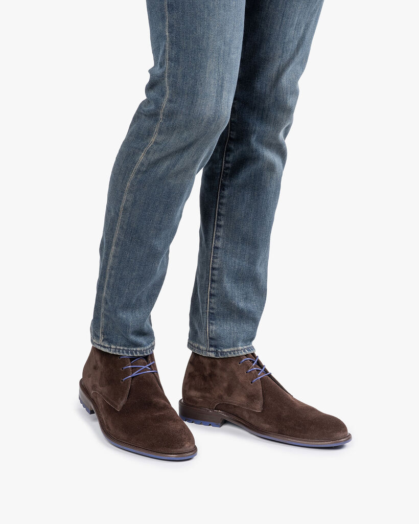 Veterboot su&egrave;de donkerbruin