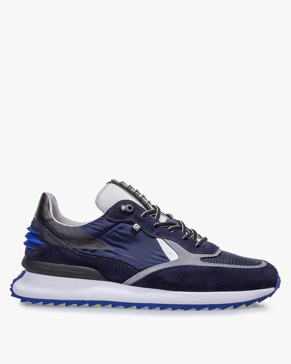 Sneaker su&egrave;de blauw