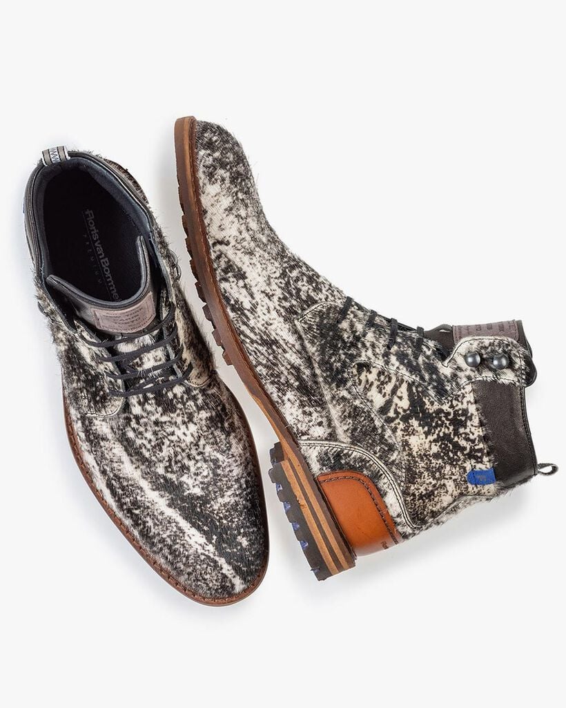 Veterboot pony off-white