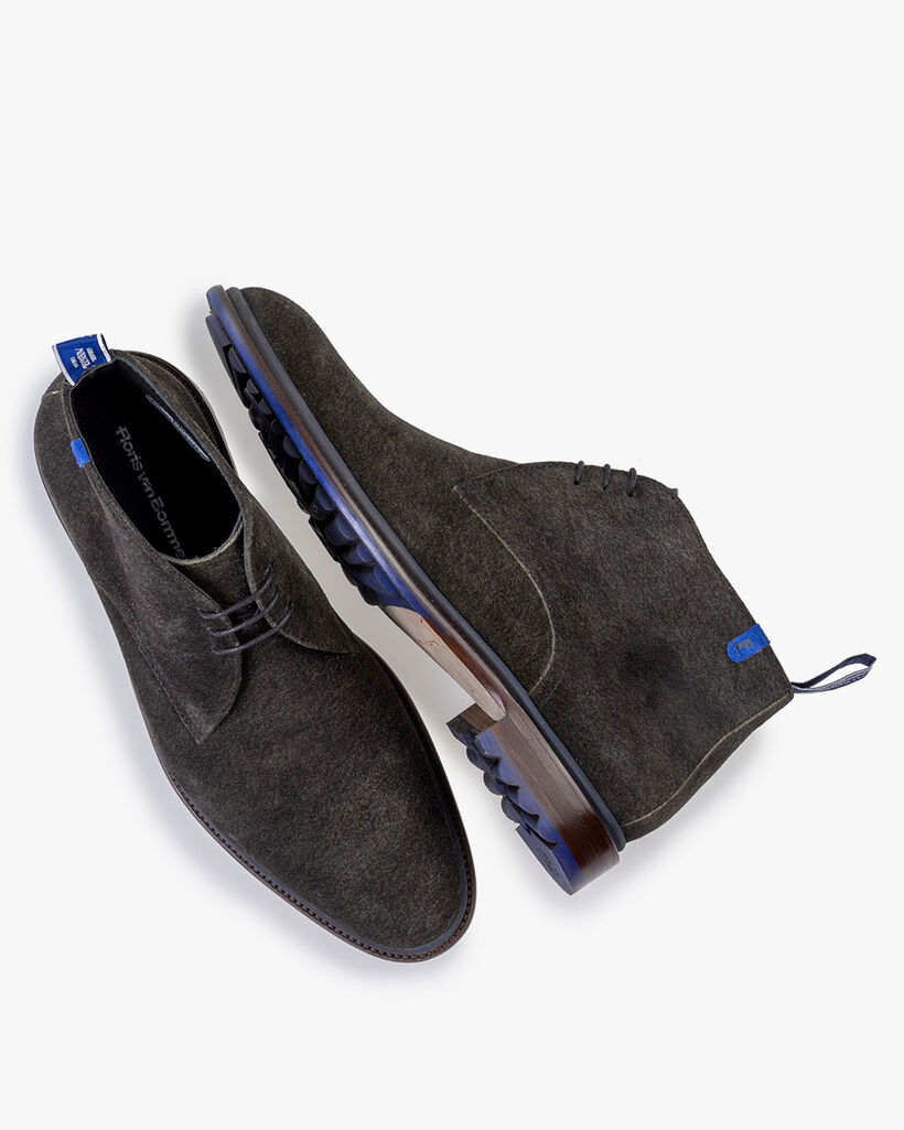 Veterboot su&egrave;de donkergroen