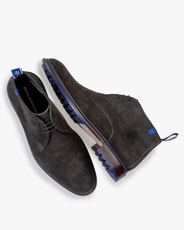 Veterboot su&egrave;de donkergroen