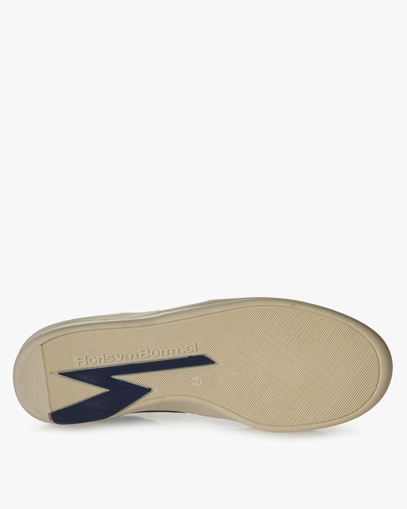 Sneaker su&egrave;de blauw