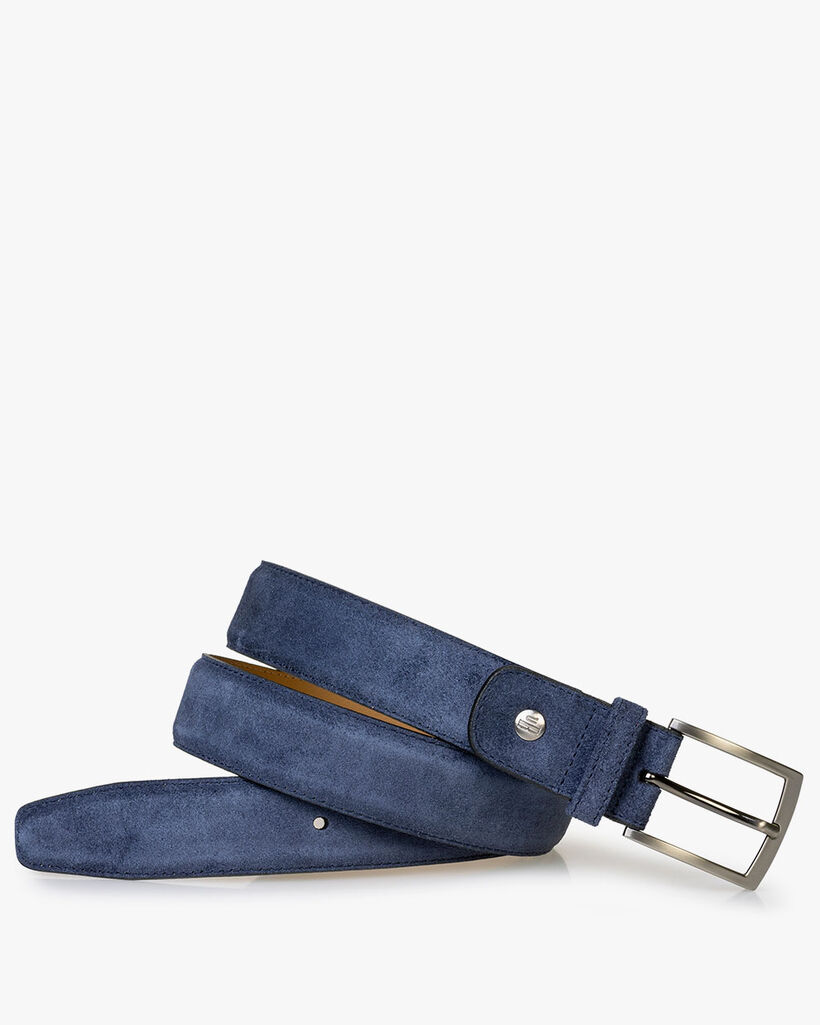 Riem su&egrave;de blauw