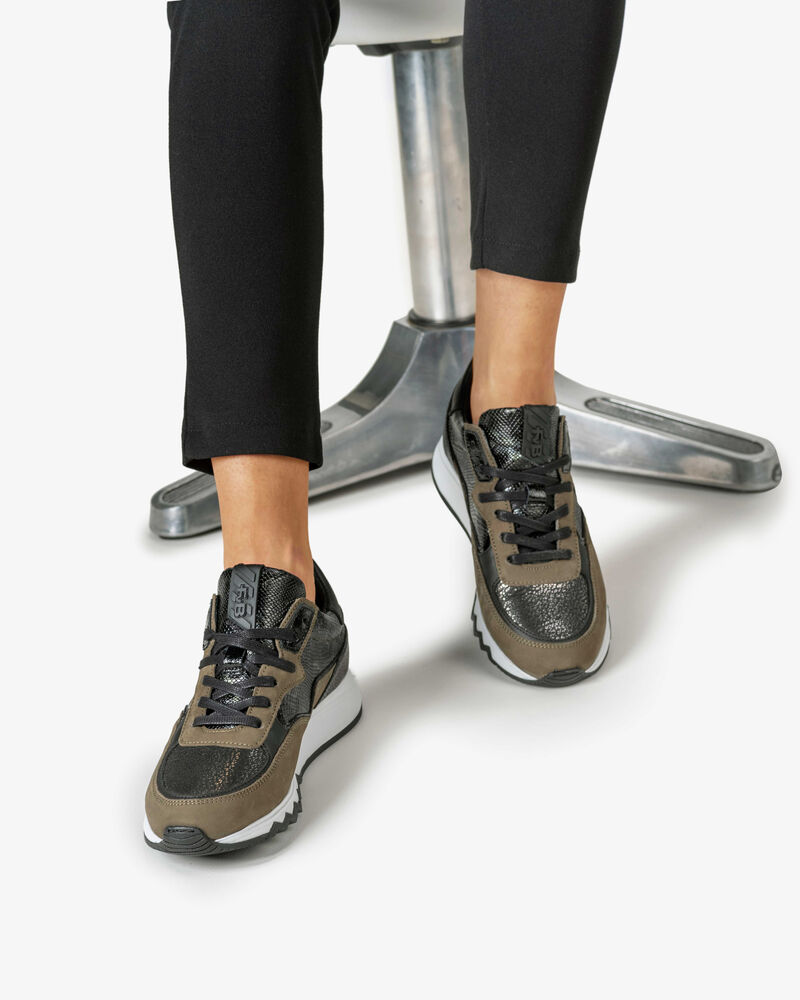 Nineti nubuckleer groen