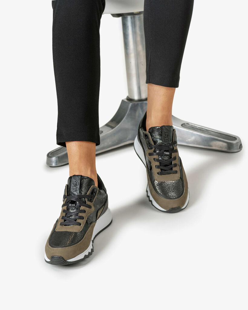 Nineti nubuckleer groen