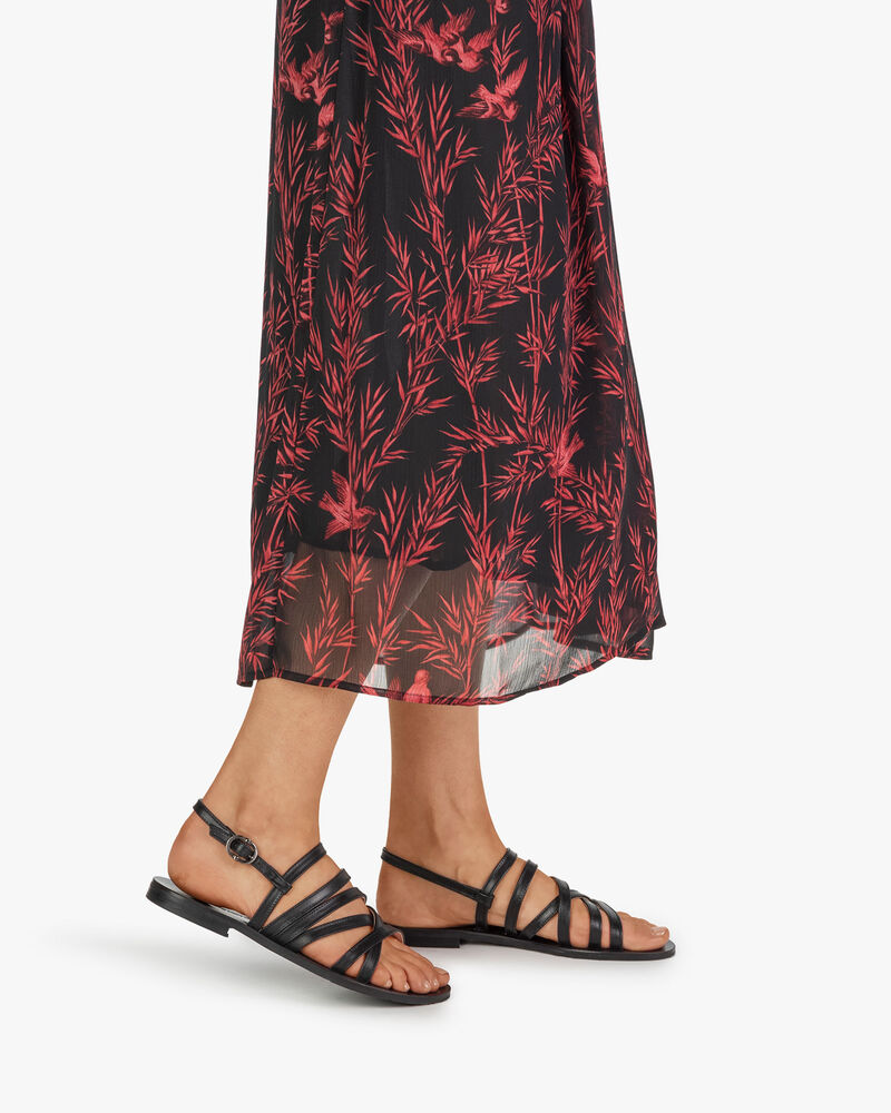 Sandaal kalfsleer zwart