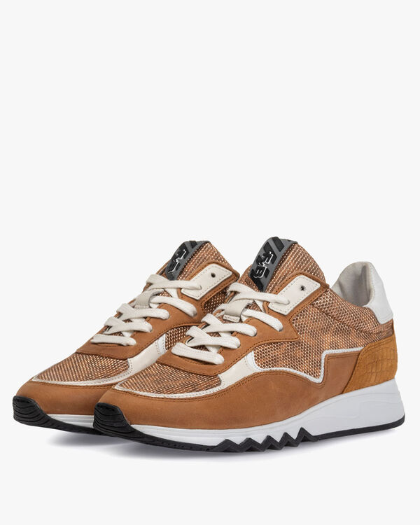 Nineti metallic cognac