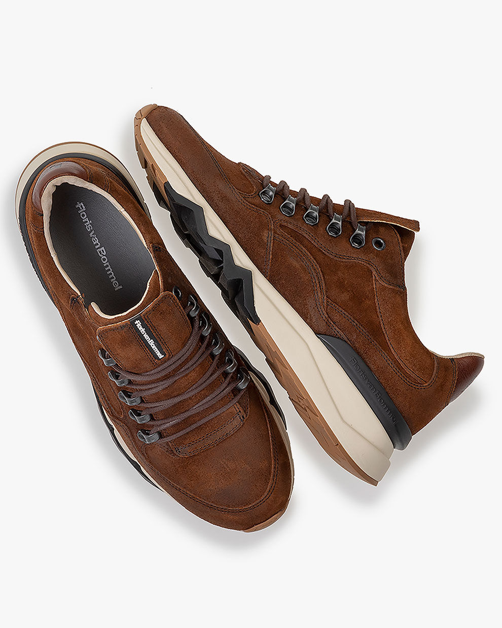 Sneakers new arrivals heren cognac