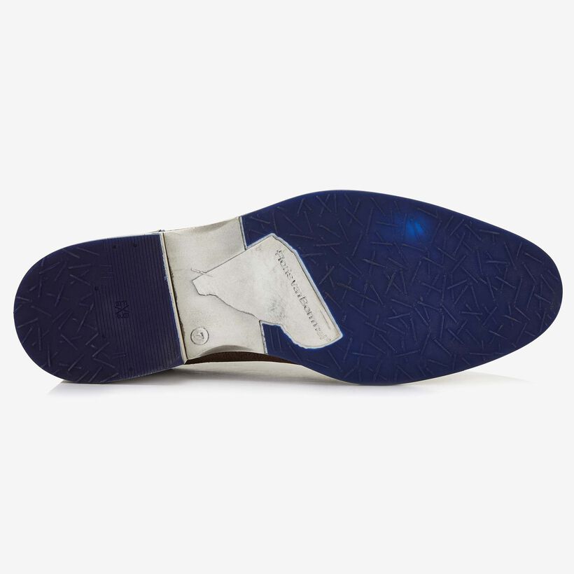 Floris van Bommel cognac leren heren veterboot