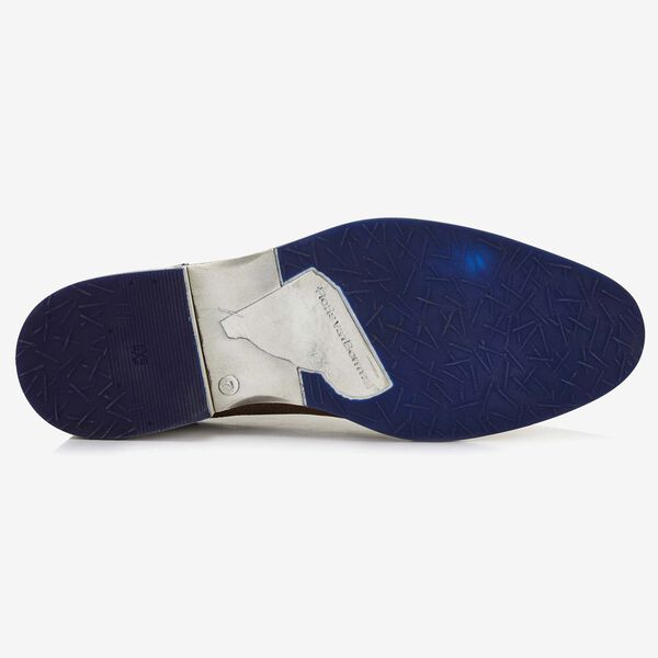 Floris van Bommel cognac leren heren veterboot