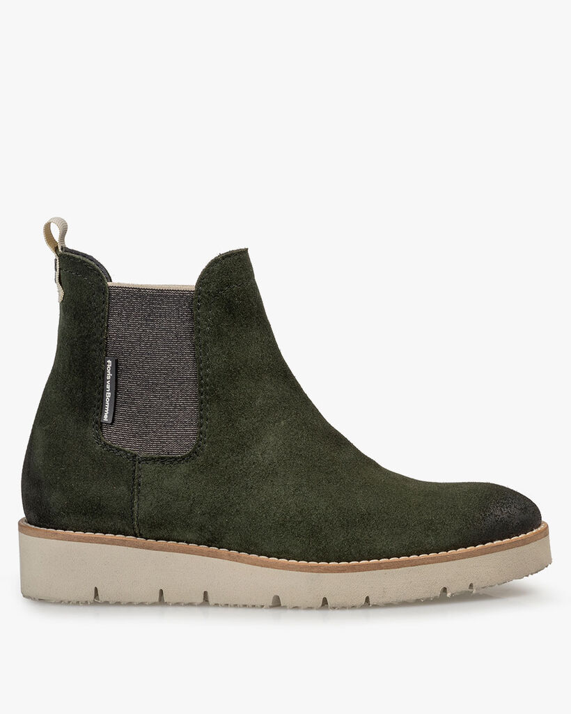 Chelsea boot suede green