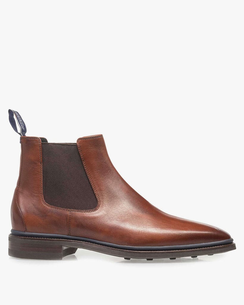 Chelsea boot kalfsleer cognac