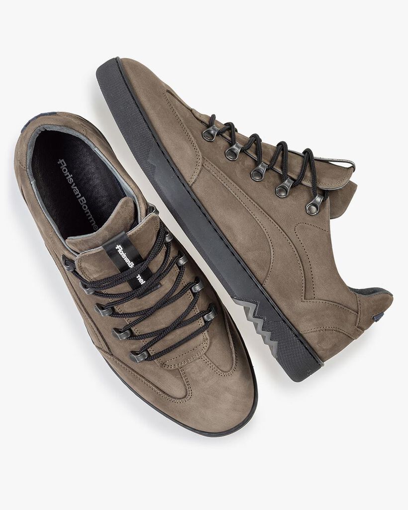 Sneaker nubuck grijs