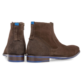 Chelsea boot bruin su&egrave;de