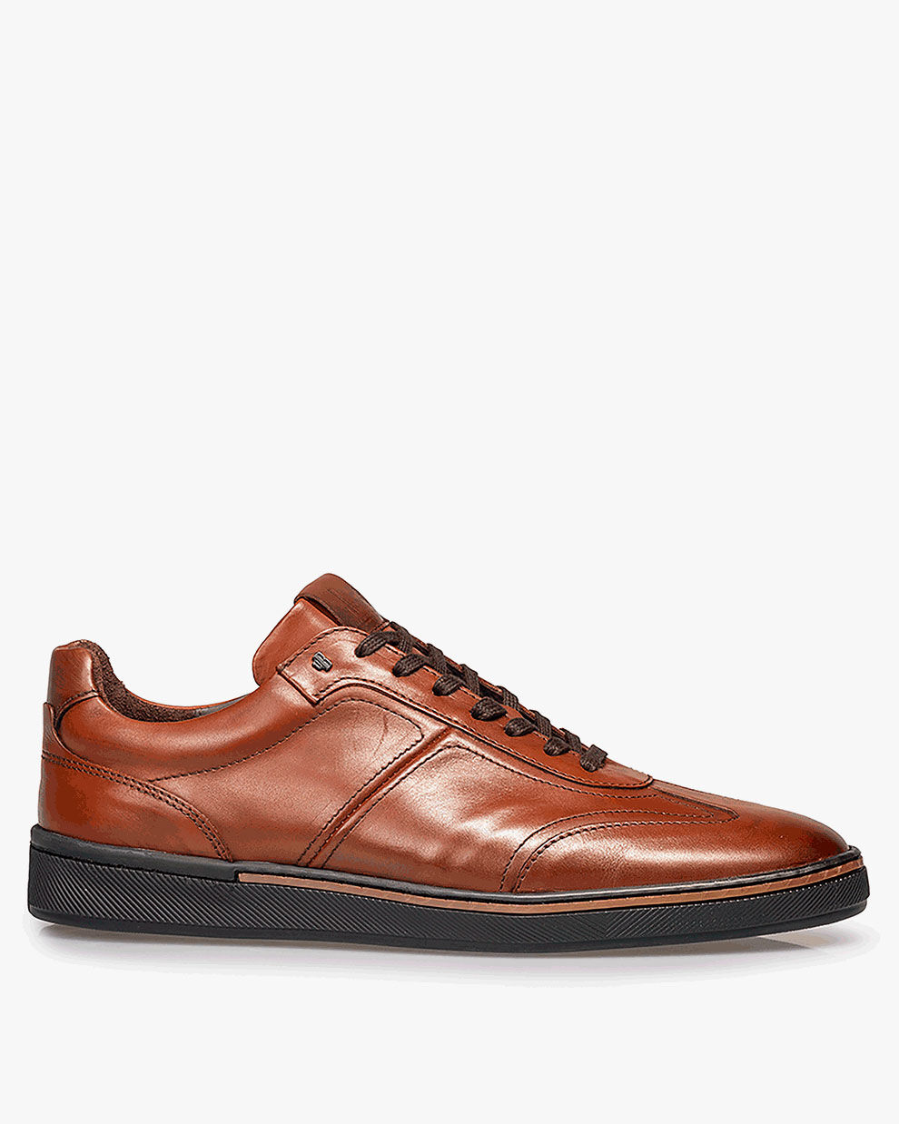 Sneakers heren Bora 01.06 Donkercognac Floris van Bommel Belgie