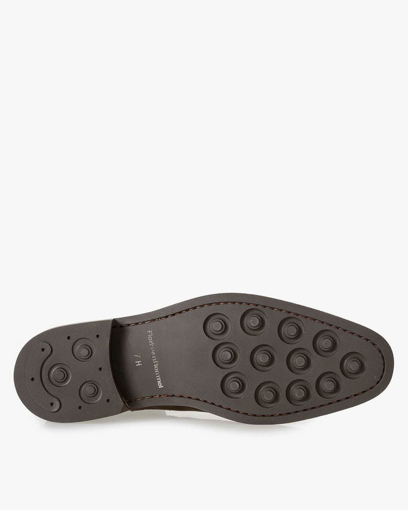 Chelsea boot suede leather brown