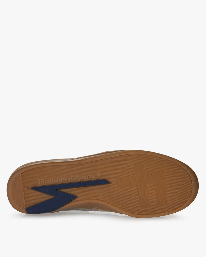 Sneaker su&egrave;de grijs