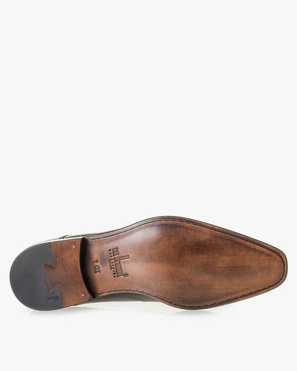 Veterboot kalfsleer zwart