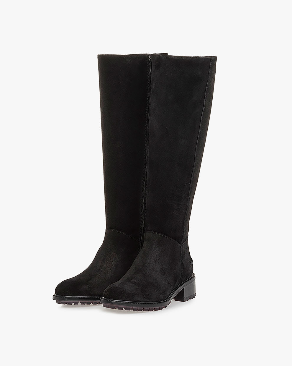 Zwarte shop suede laarzen