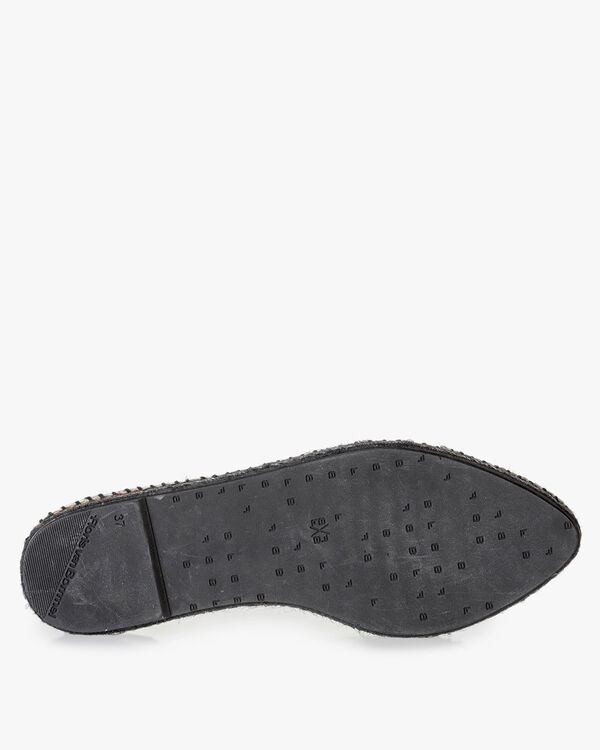 Fluorescent green espadrilles