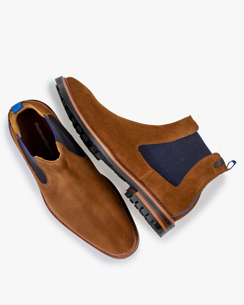Chelsea boot suede cognac