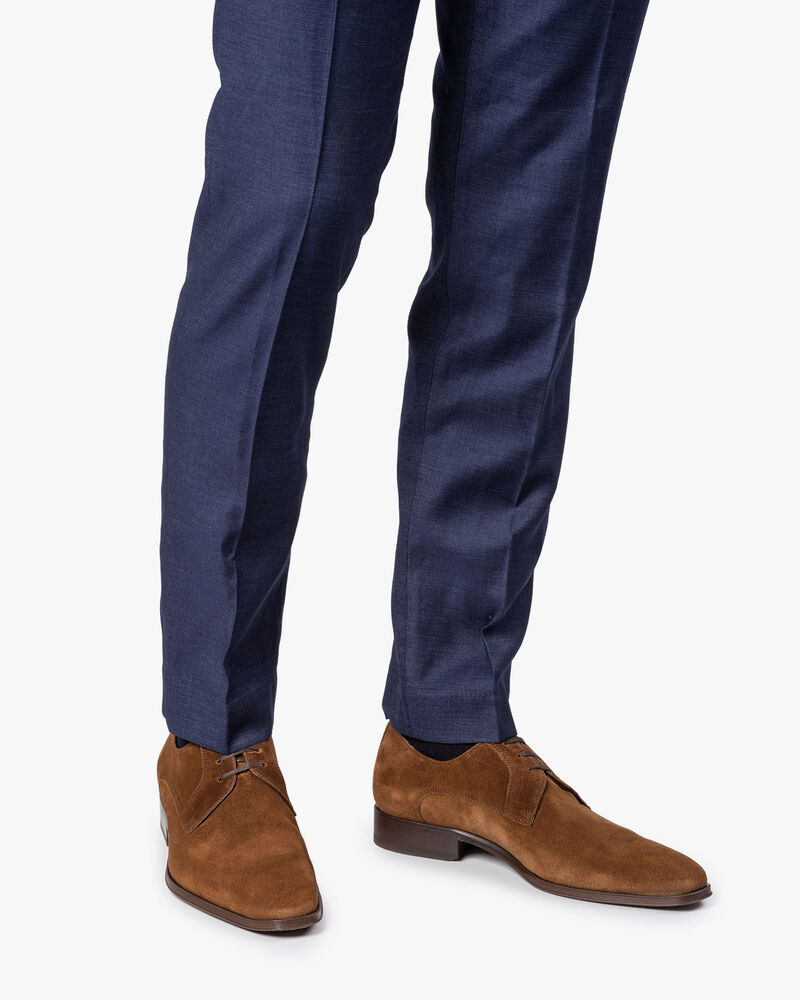 Middenbruine kalfssu&egrave;de veterschoen