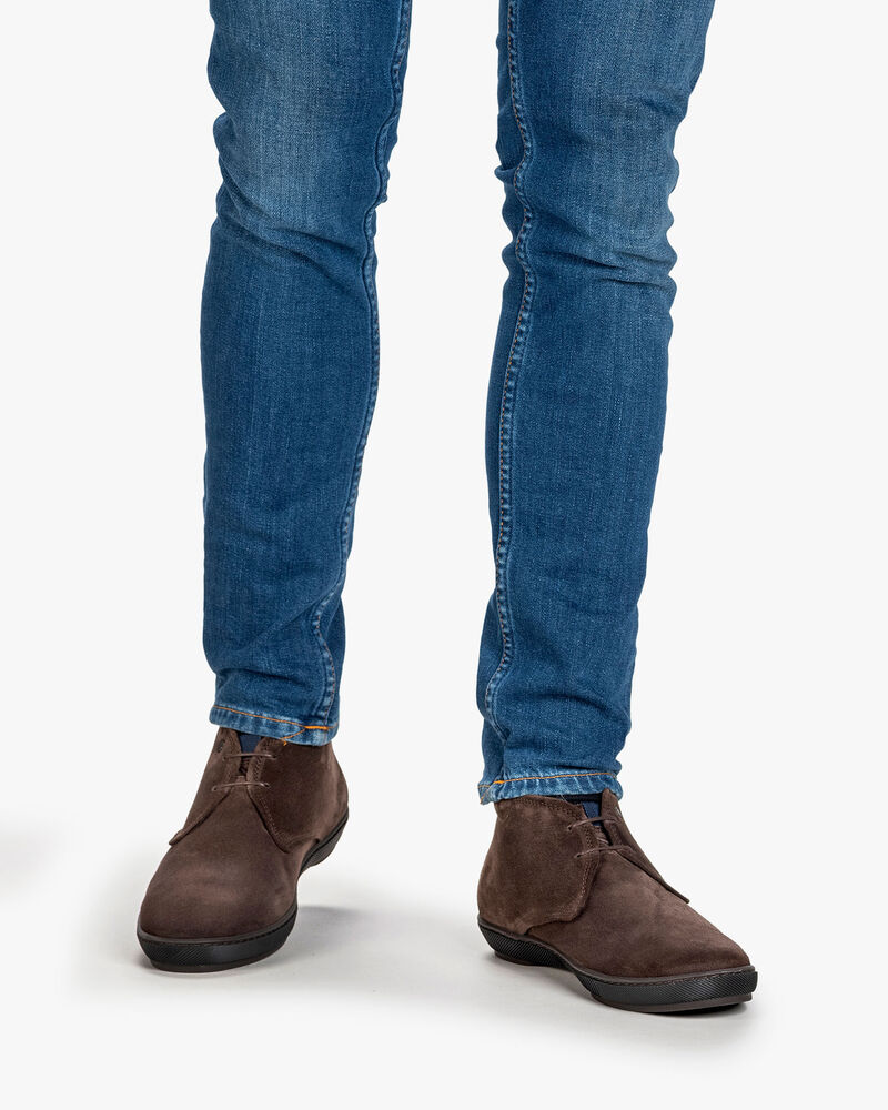 Veterboot su&egrave;de donkerbruin