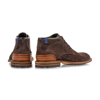 Veterboot su&egrave;de cognac