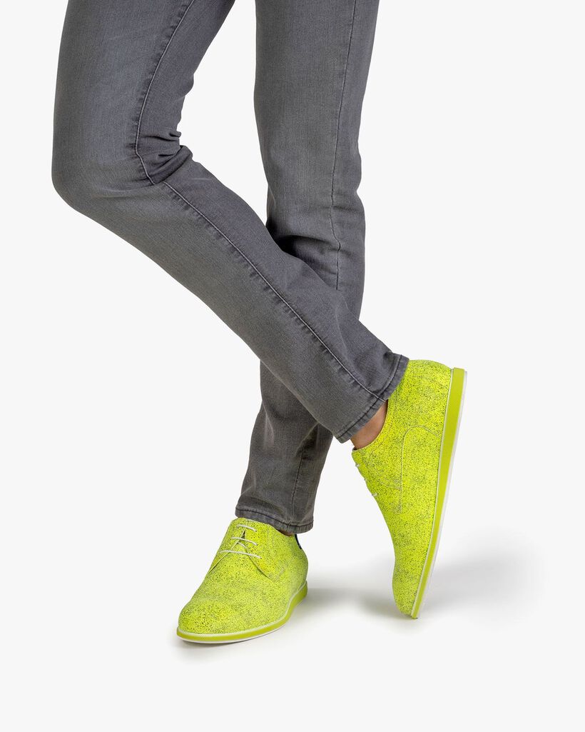 Veterschoen su&egrave;de geel