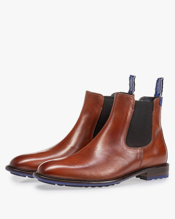 Chelsea boot kalfsleer cognac