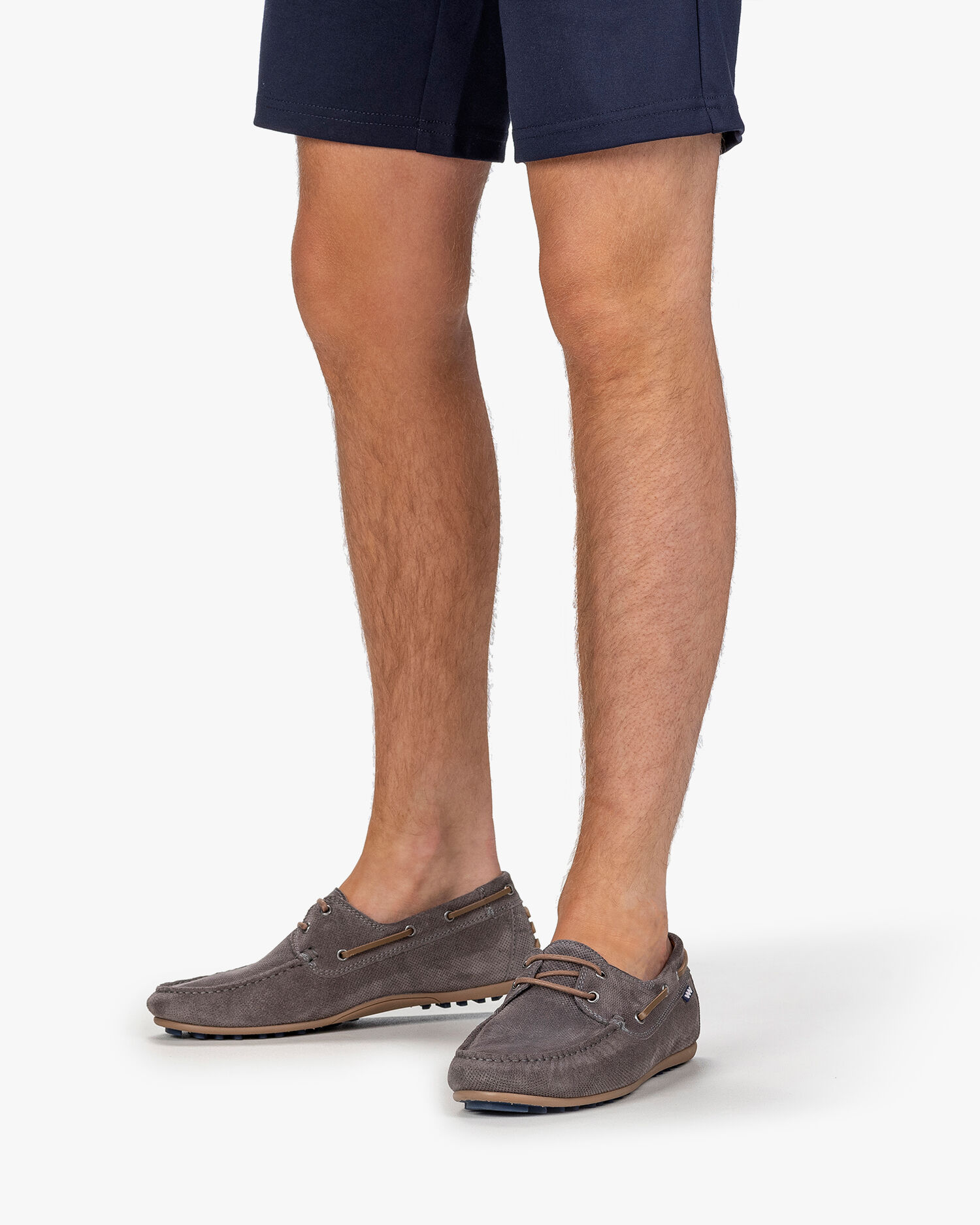 Grijze shop loafers heren