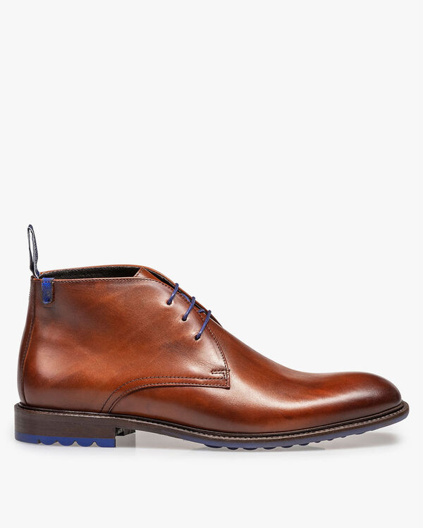 Veterboot kalfsleer cognac