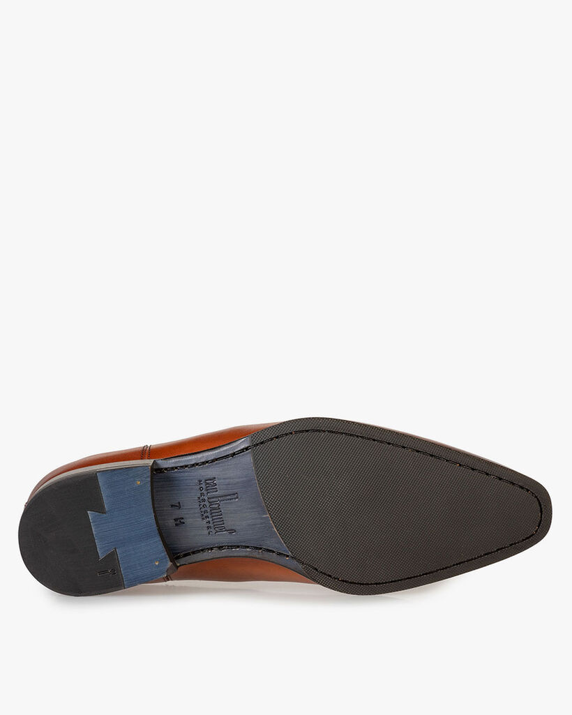 Kalfsleren chelsea boot cognac