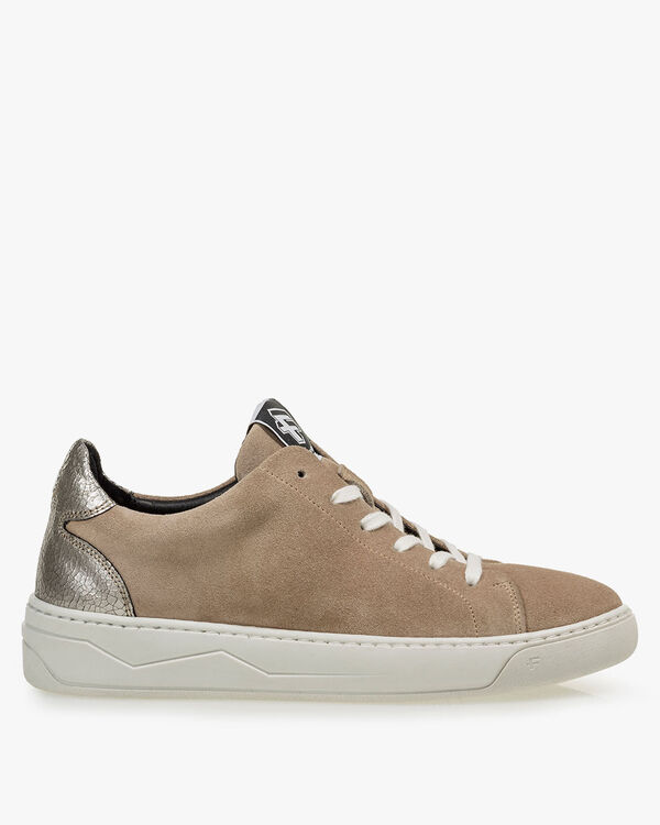 Sneaker suede beige