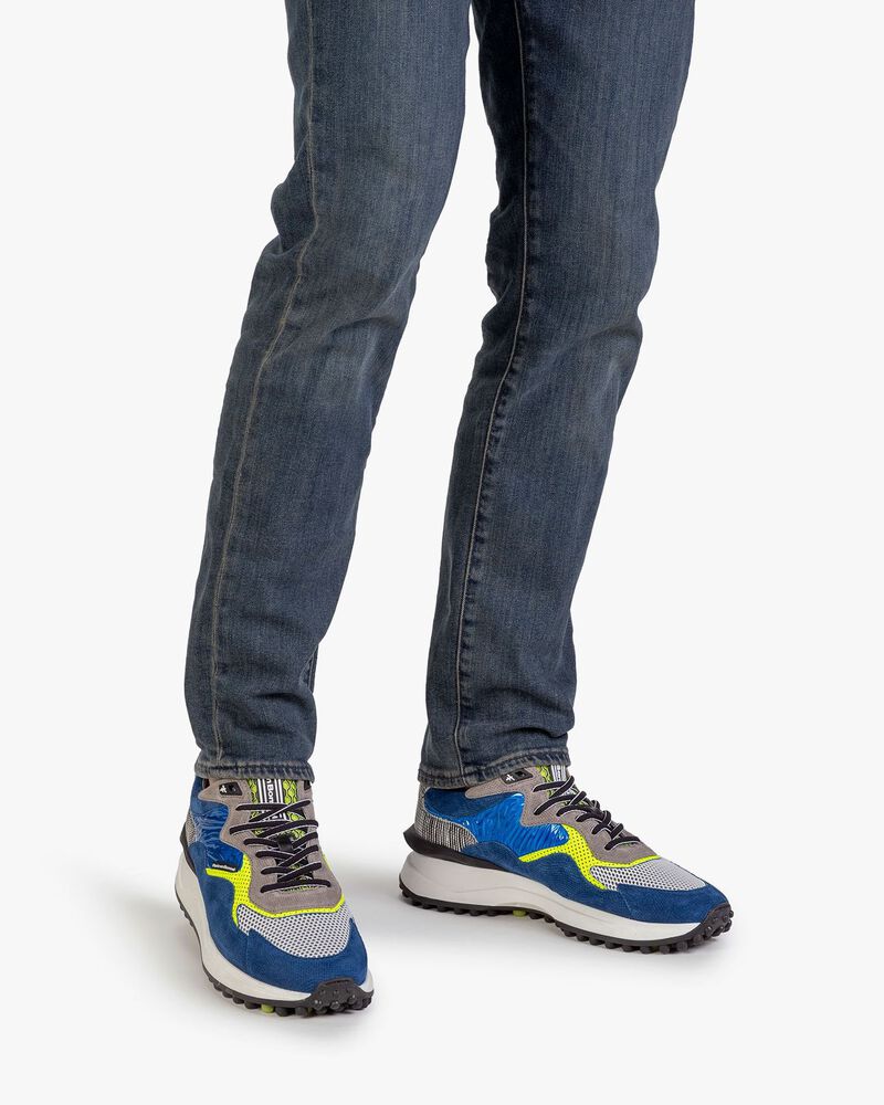 Noppi sneaker suede leather blue