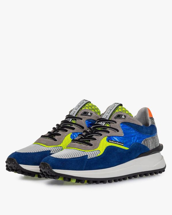 Noppi sneaker suede leather blue