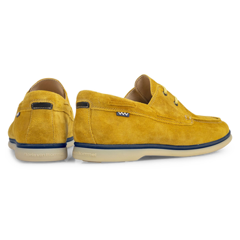 Bootschoen su&egrave;de geel