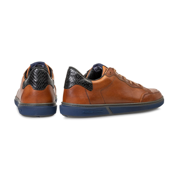 Sneaker kalfsleer cognac
