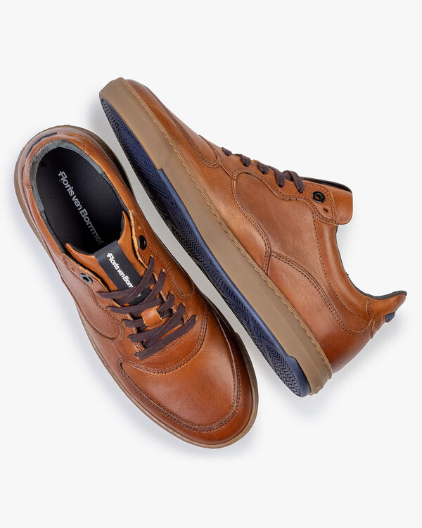 Sneaker kalfsleer cognac