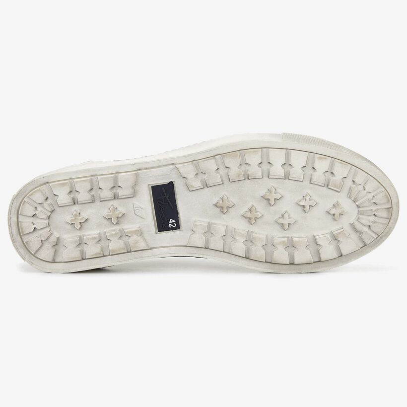 Floris van Bommel grijze leren heren sneaker