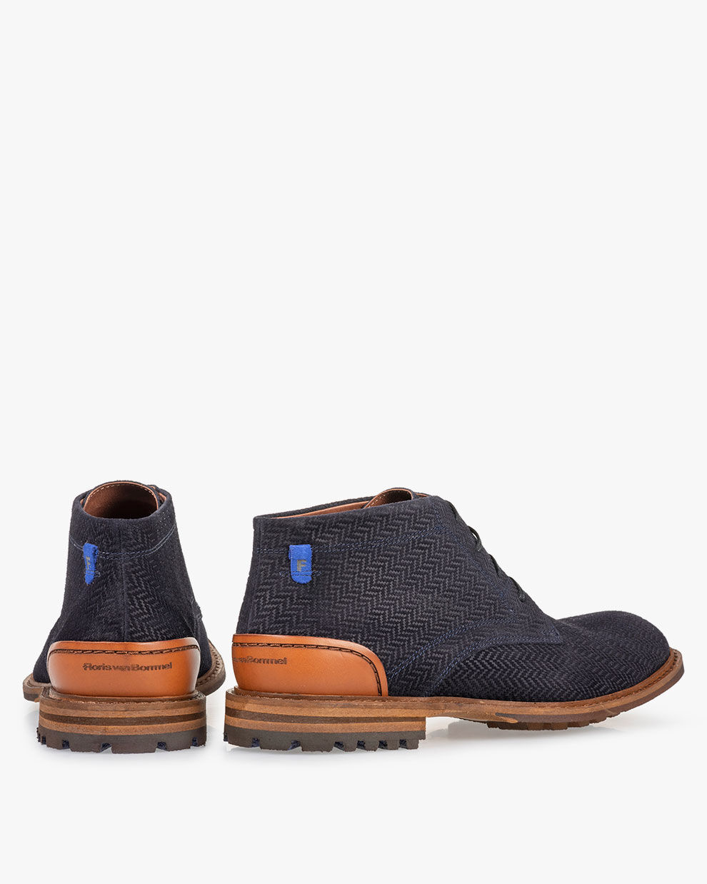 Veterboots blauw best sale