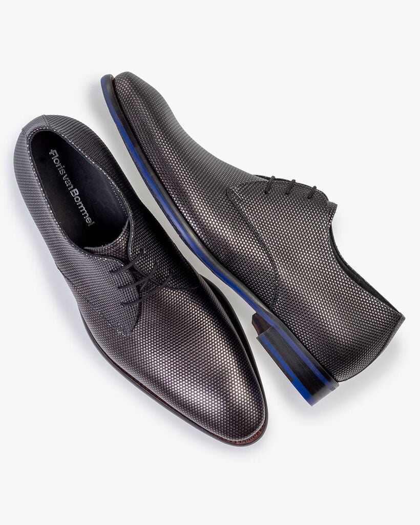 Veterschoen metallicprint brons