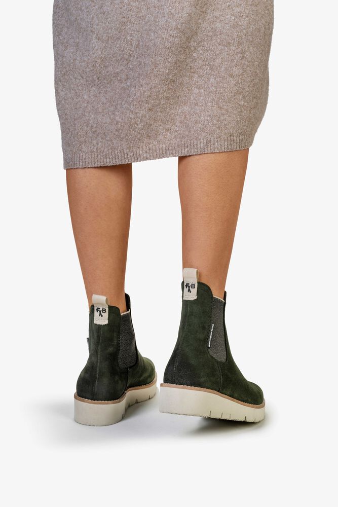 Chelsea boot suede green