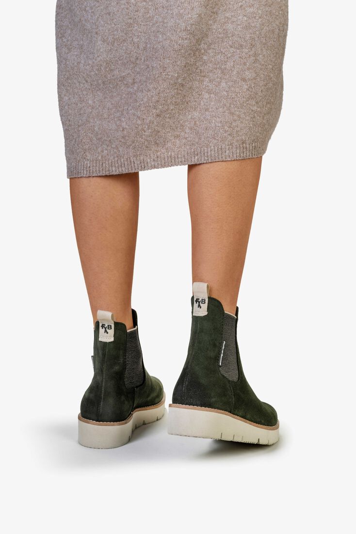 Chelsea boot suede green