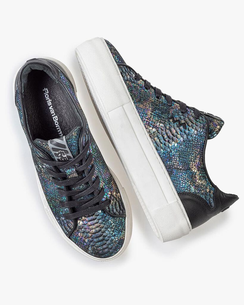 Sneaker snakeprint multi-colour