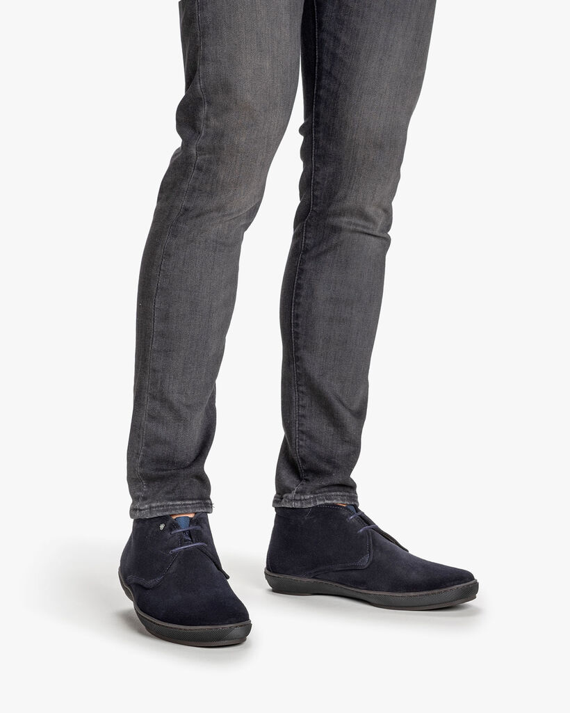 Veterboot su&egrave;de donkerblauw