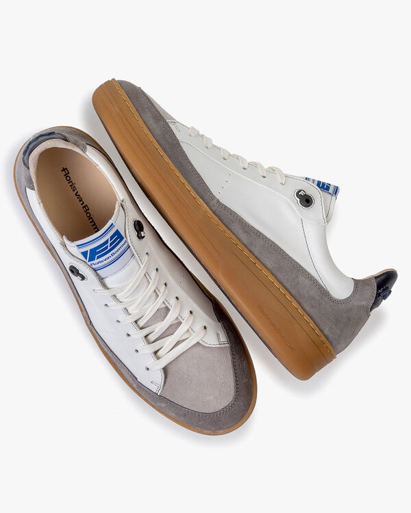 Sneaker su&egrave;de grijs