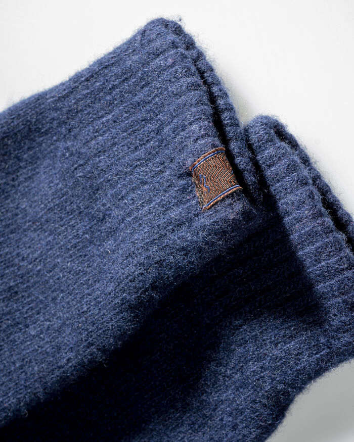 Gloves wool blue