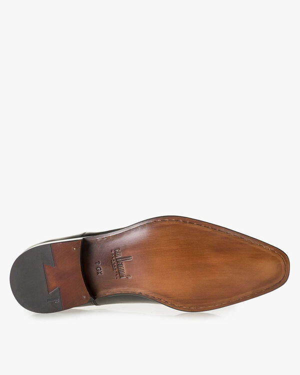 Veterschoen kalfsleer zwart