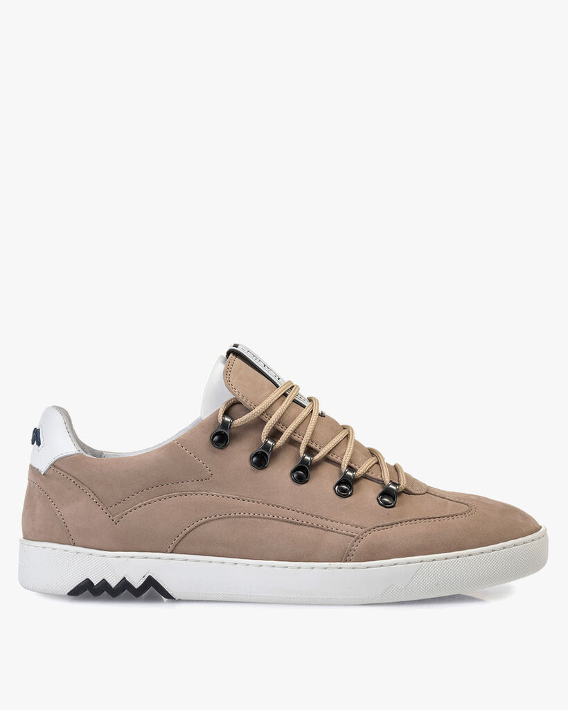 Hiking sneaker nubuck beige